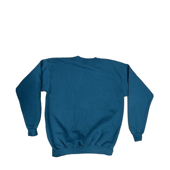 Vtg Disney Designs Mickey Mouse Crew Neck Sweatshirt One Size Fits All Green - Picture 2 of 10